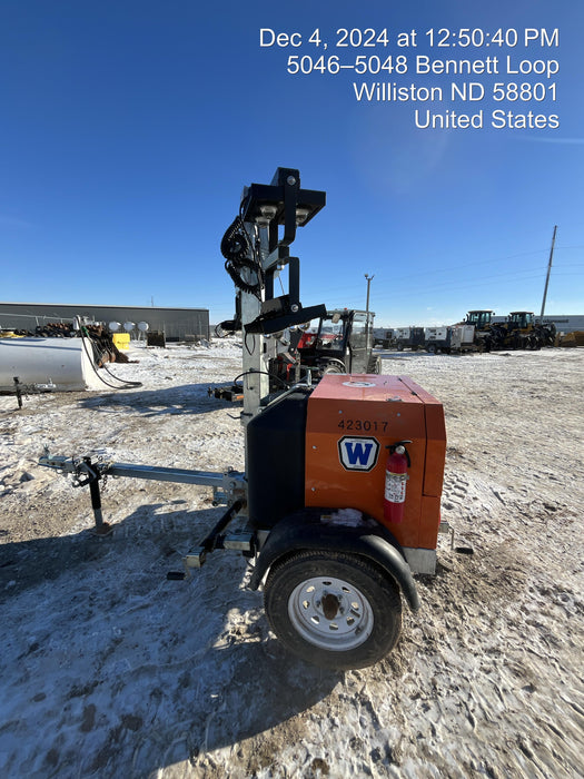 2024 Wanco WLTT-4MM4K Diesel, Deep Sea Controller, Shore Power Plug, Auto Start, (4) 350W LED Floodlights, 4kW Generator, 60 Gal Fuel Tank, 2" Ball, T3