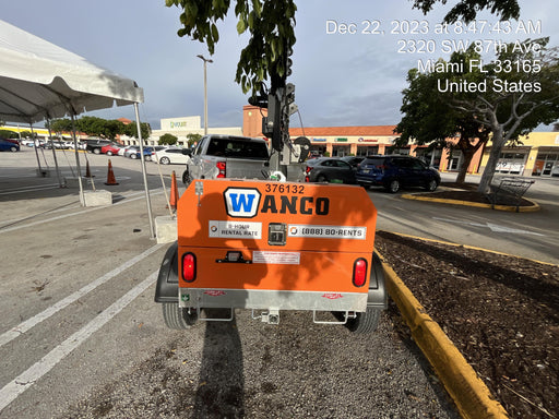 2023 Wanco WLTT-4MM4K Diesel, Deep Sea Controller, Shore Power Plug, Auto Start, (4) 350W LED Floodlights, 4kW Generator, 60 Gal Fuel Tank, 2" Ball, T3