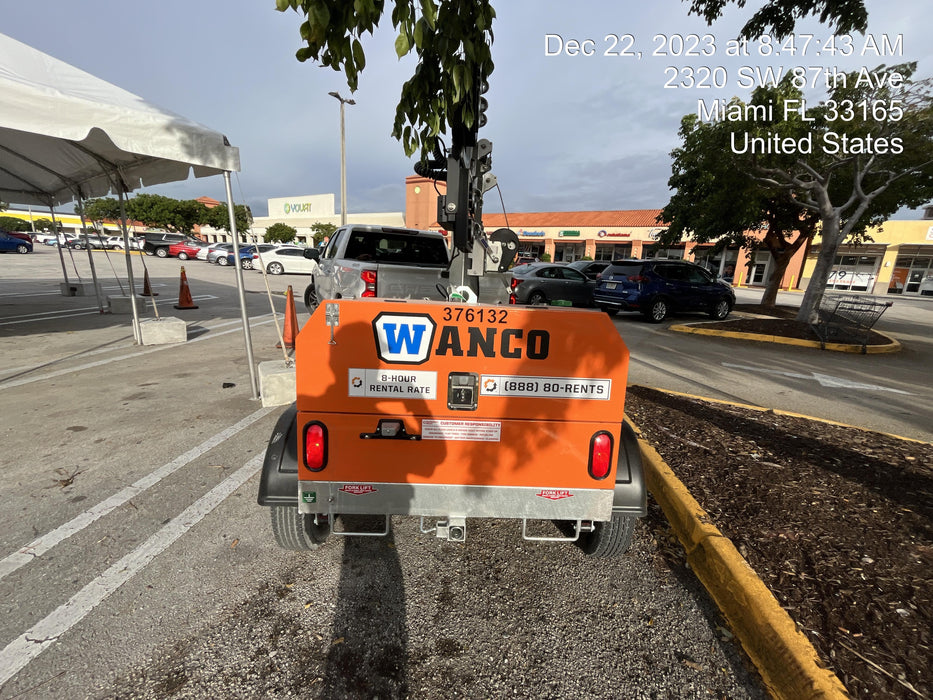 2023 Wanco WLTT-4MM4K Diesel, Deep Sea Controller, Shore Power Plug, Auto Start, (4) 350W LED Floodlights, 4kW Generator, 60 Gal Fuel Tank, 2" Ball, T3