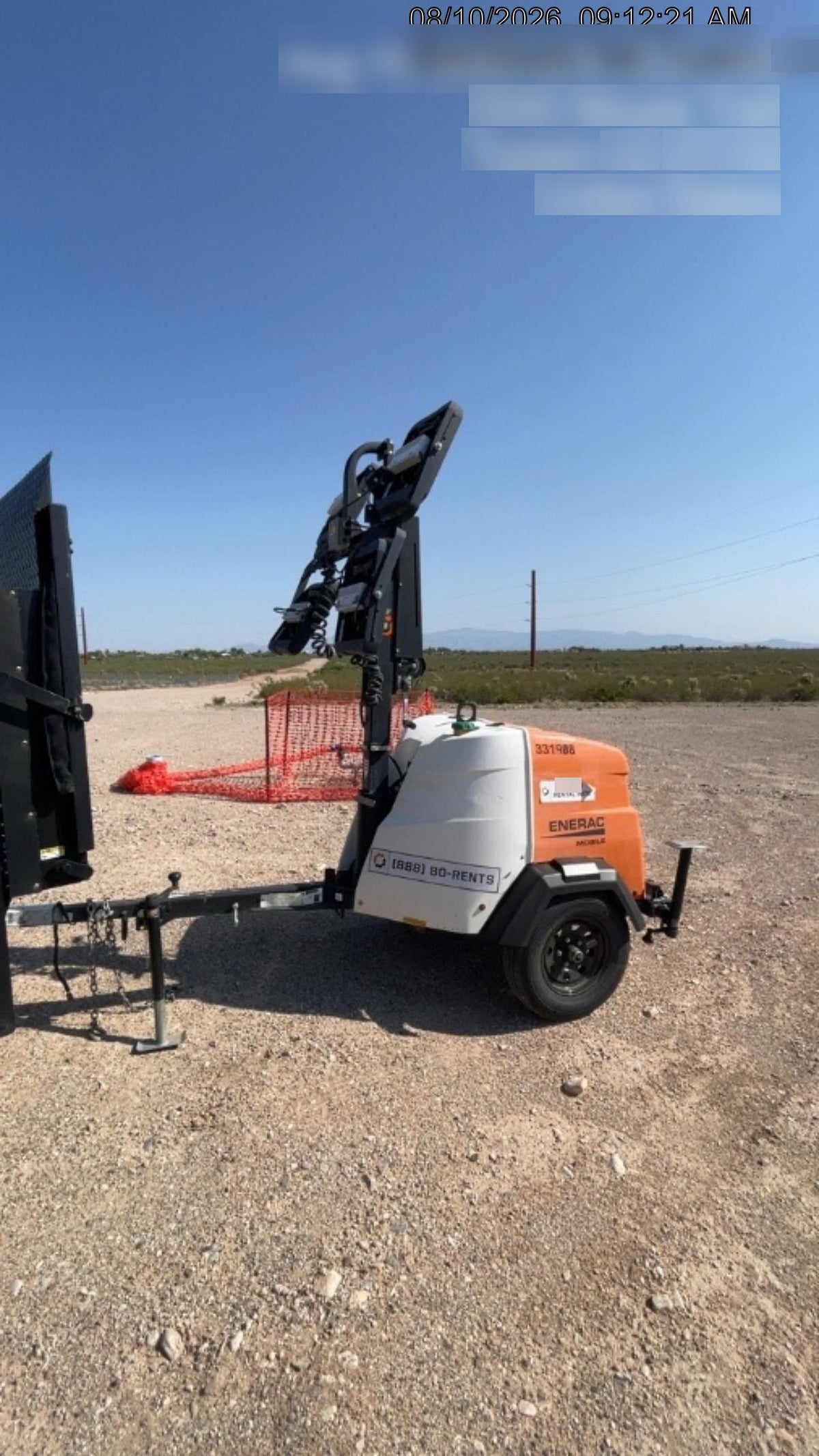 2023 Generac MLT2 Diesel, Flex Switch 120V Input, Powerzone Controller, (4) 320W LED Lights, 4kW Generator, 39.9 Gal Fuel Tank, 2" Ball, T3