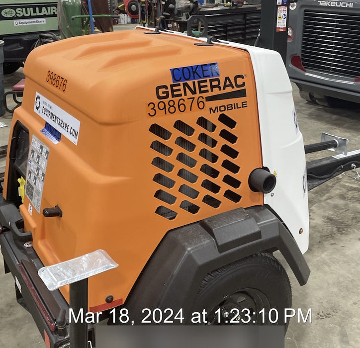 2024 Generac MLT2 Diesel, Flex Switch 120V Input, Powerzone Controller, 
(4) 320W LED Lights, 4kW Generator, 39.9 Gal Fuel Tank, 2" Ball, T3