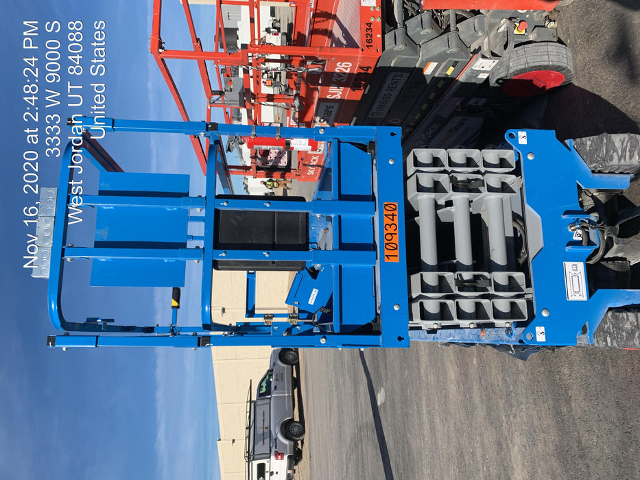 2020 Genie GS-2632 Solid NM Tires, Folding Rails with Half-Height Swing Gate, Beacon