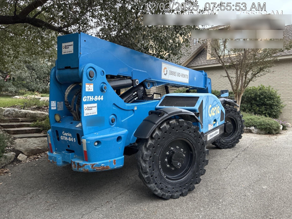 2020 Genie GTH-844 Canopy, Solid Tires, Work Lights, Beacon, Aux Hydraulics, Back up Alarm, Lifting Eye