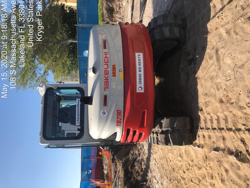 2020 Takeuchi TB290C Cab/Heat/Air, Rubber Tracks, Manual TAG QC