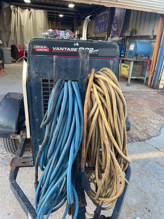 2019 Lincoln Electric Vantage 322 Ready-Pak 3, Two Wheel Trailer, Fender and Light Kit, Cable Rack