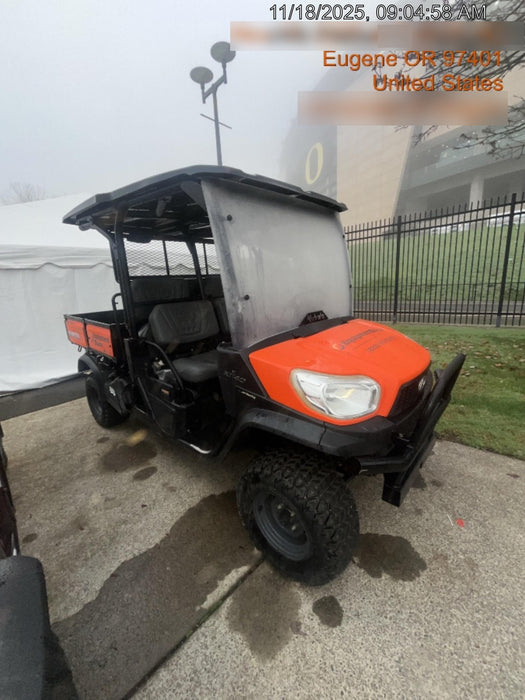 2020 Kubota RTV-X1140W-H 4WD utility cart -LED strobe -Windshield tempered glass -Plastic canopy -Wire harness kit -Backup alarm