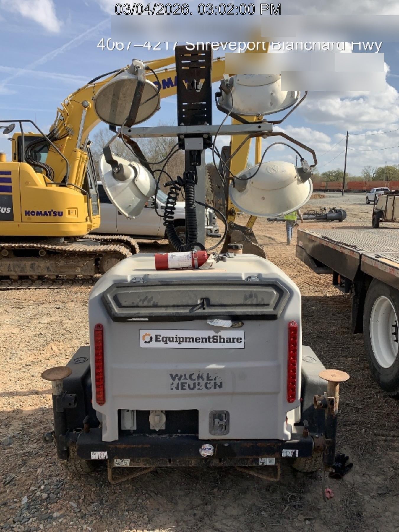 Wacker Neuson LTV6K-MH Wacker Neuson LTV6K Towable Light Tower