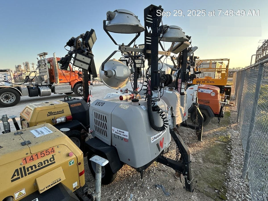 2018 Wacker Neuson LTV6L-MH Wacker Neuson LTV6L Towable Light Tower