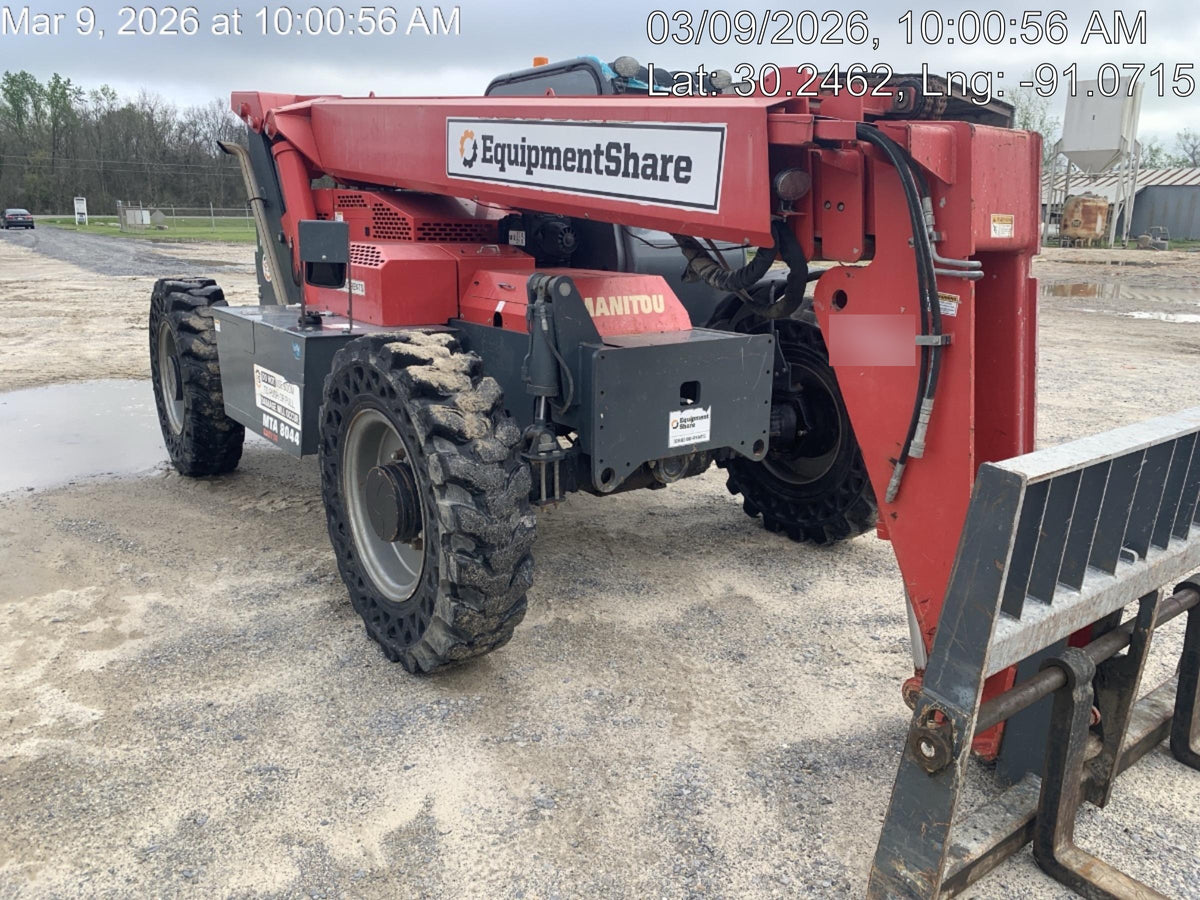 2018 Manitou MTA8044 MTA 8044 - 74 HP T4, Canopy, Worklights/Strobe, Beacon, 66" Carriage, 48" Forks, Solid Tires, Lift Hook, Aux Hydraulics