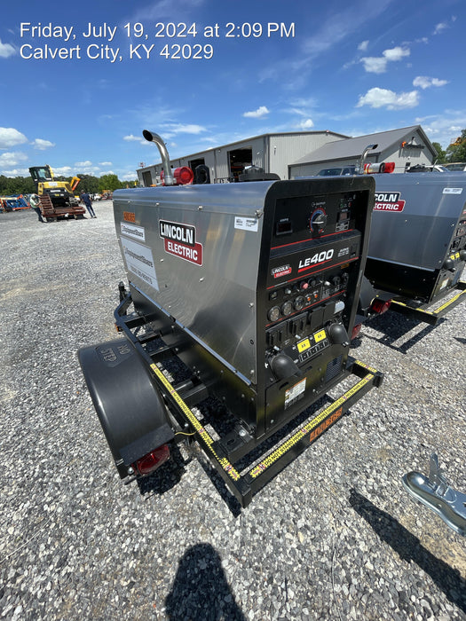 2024 Lincoln Electric LE400 Kubota V1505, Trlr, Cable Rack, Light Kit, ES Decals, T3