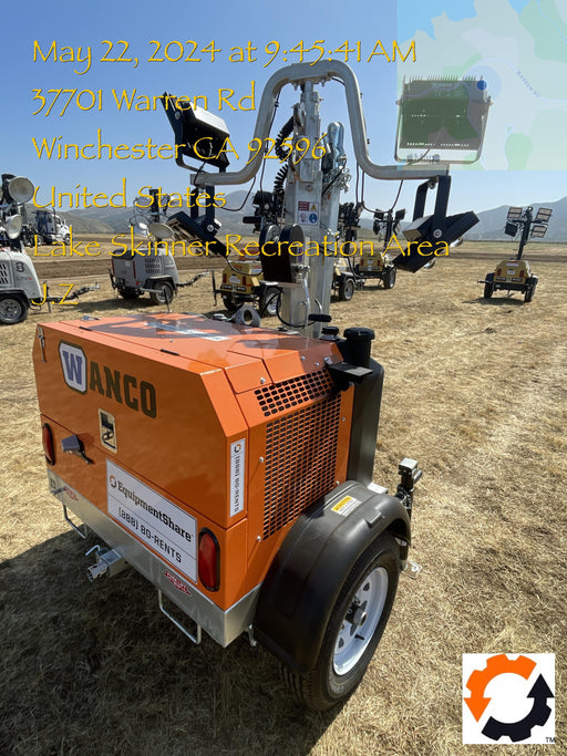 2024 Wanco WLTT-4MM4K Diesel, Deep Sea Controller, Shore Power Plug, Auto Start, (4) 350W LED Floodlights, 4kW Generator, 60 Gal Fuel Tank, 2" Ball, T3