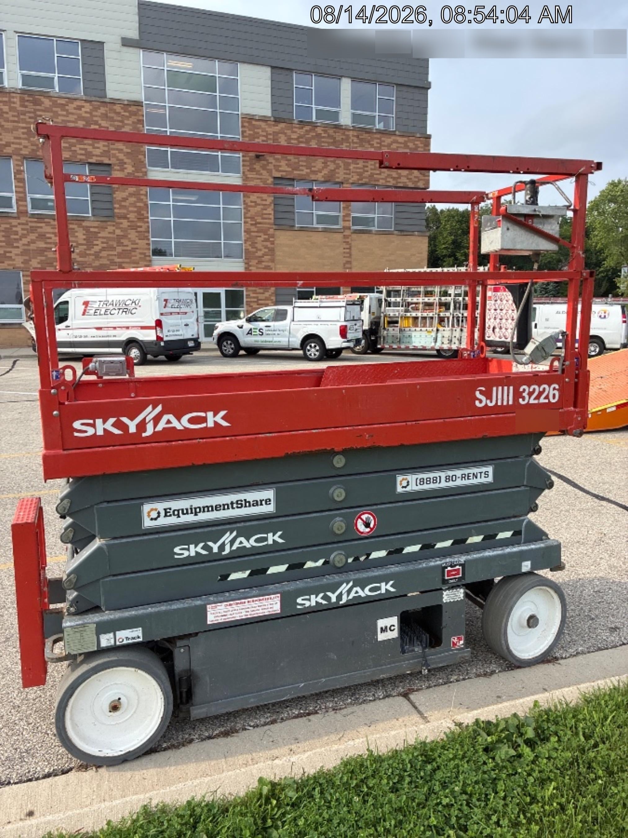 2018 Skyjack SJIII-3226 Standard Rental Specs