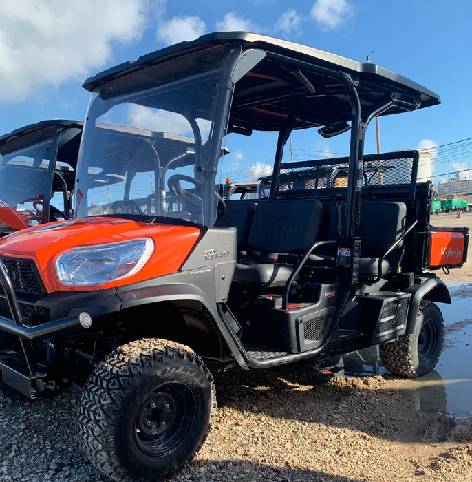 2021 Kubota RTV-X1140W-H Plastic Canopy, Windshield Acrylic Clear, LED Strobe Light, Wire Harness Kit, Back up Alarm