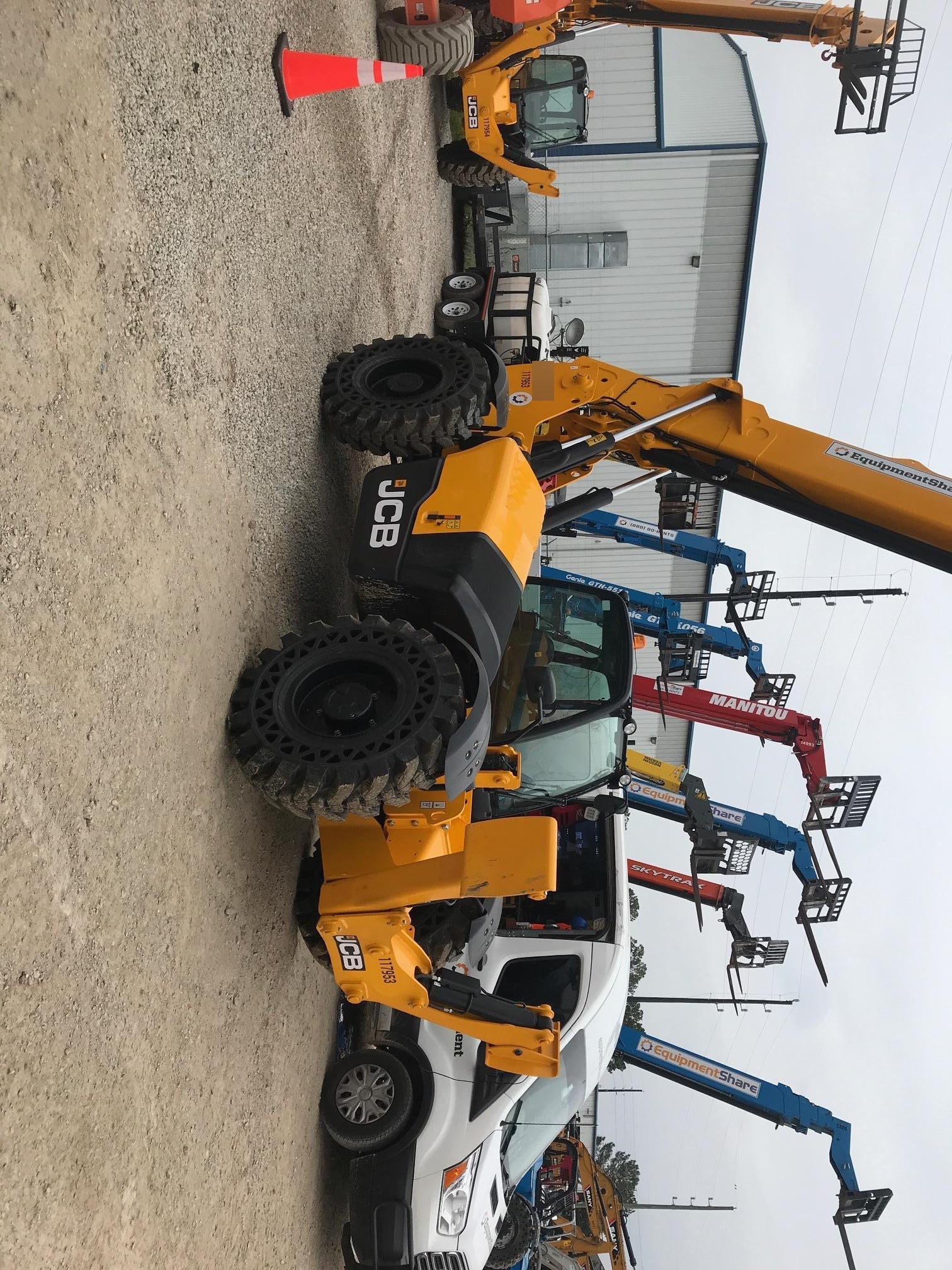 2020 JCB 510-56 Cab/Heat/Air, Solid Tires, Work Lights, Beacon, Aux Hydraulics, Back up Alarm, Lifting Eye, ES Decals