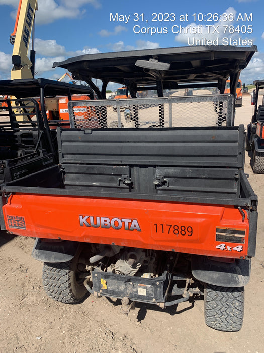 2020 Kubota RTV-X1140W-H 4WD, LED Strobe, Windshield Acrylic Clear, Plastic Canopy, Wire Harness Kit, Backup Alarm
