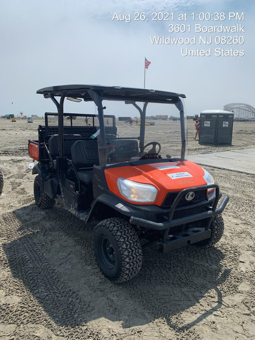 2021 Kubota RTV-X1140W-H Plastic Canopy, Windshield Acrylic Clear, LED Strobe Light, Wire Harness Kit, Back up Alarm