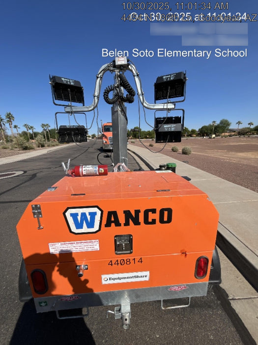 2024 Wanco WLTT-4MM4K Diesel, Deep Sea Controller, Shore Power Plug, Auto Start, (4) 350W LED Floodlights, 4kW Generator, 60 Gal Fuel Tank, 2" Ball, T3