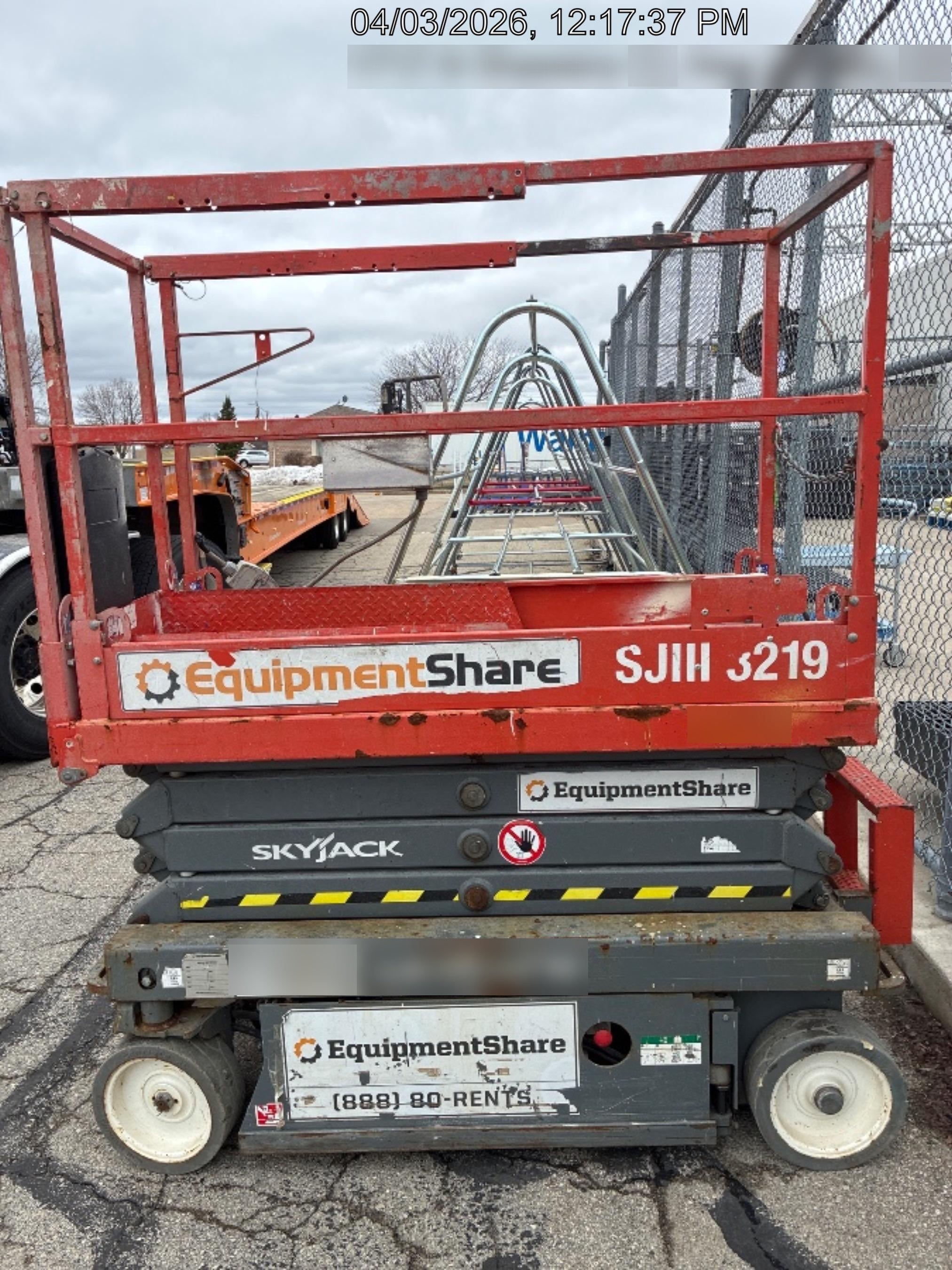 2019 Skyjack SJIII-3219 Skyjack SJIII3219 Standard w/Trojan Batteries