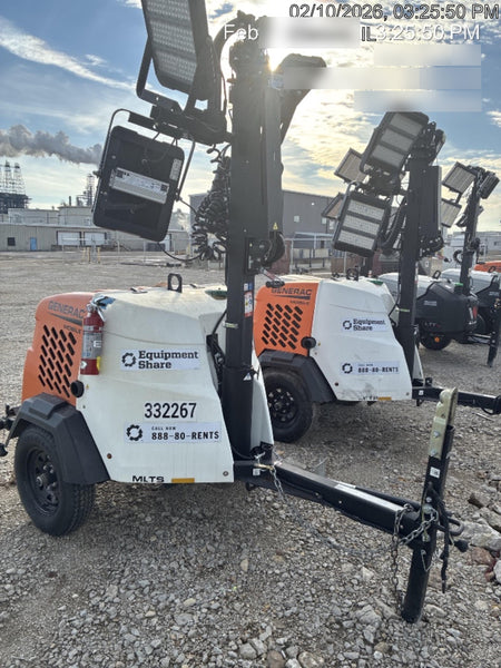 2023 Generac MLT2 Diesel, Flex Switch 120V Input, Powerzone Controller, (4) 320W LED Lights, 4kW Generator, 39.9 Gal Fuel Tank, 2" Ball, T3