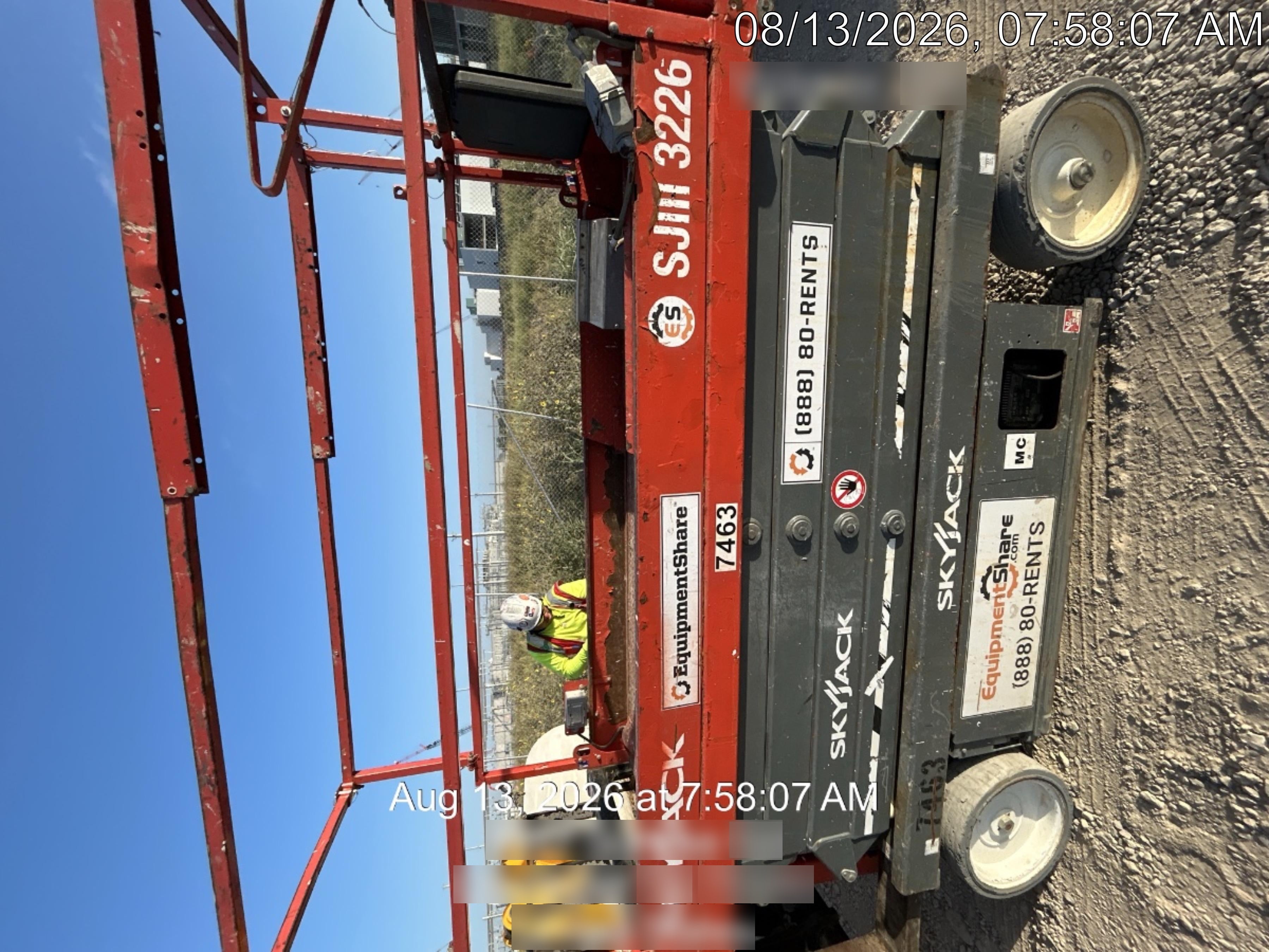 2018 Skyjack SJIII-3226 Skyjack SJIII3226 Scissor Lift w/Trojan Batteries