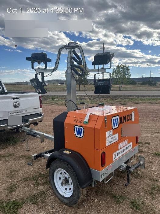 2024 Wanco WLTT-4MM4K Diesel, Deep Sea Controller, Shore Power Plug, Auto Start, (4) 350W LED Floodlights, 4kW Generator, 60 Gal Fuel Tank, 2" Ball, T3