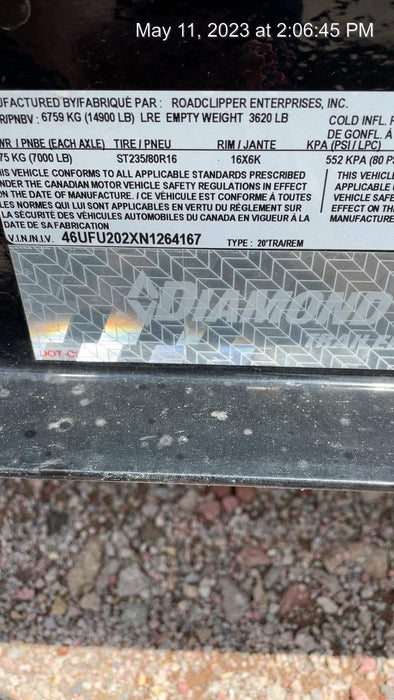 2022 DIAMOND C TRAILERS HDT-20T