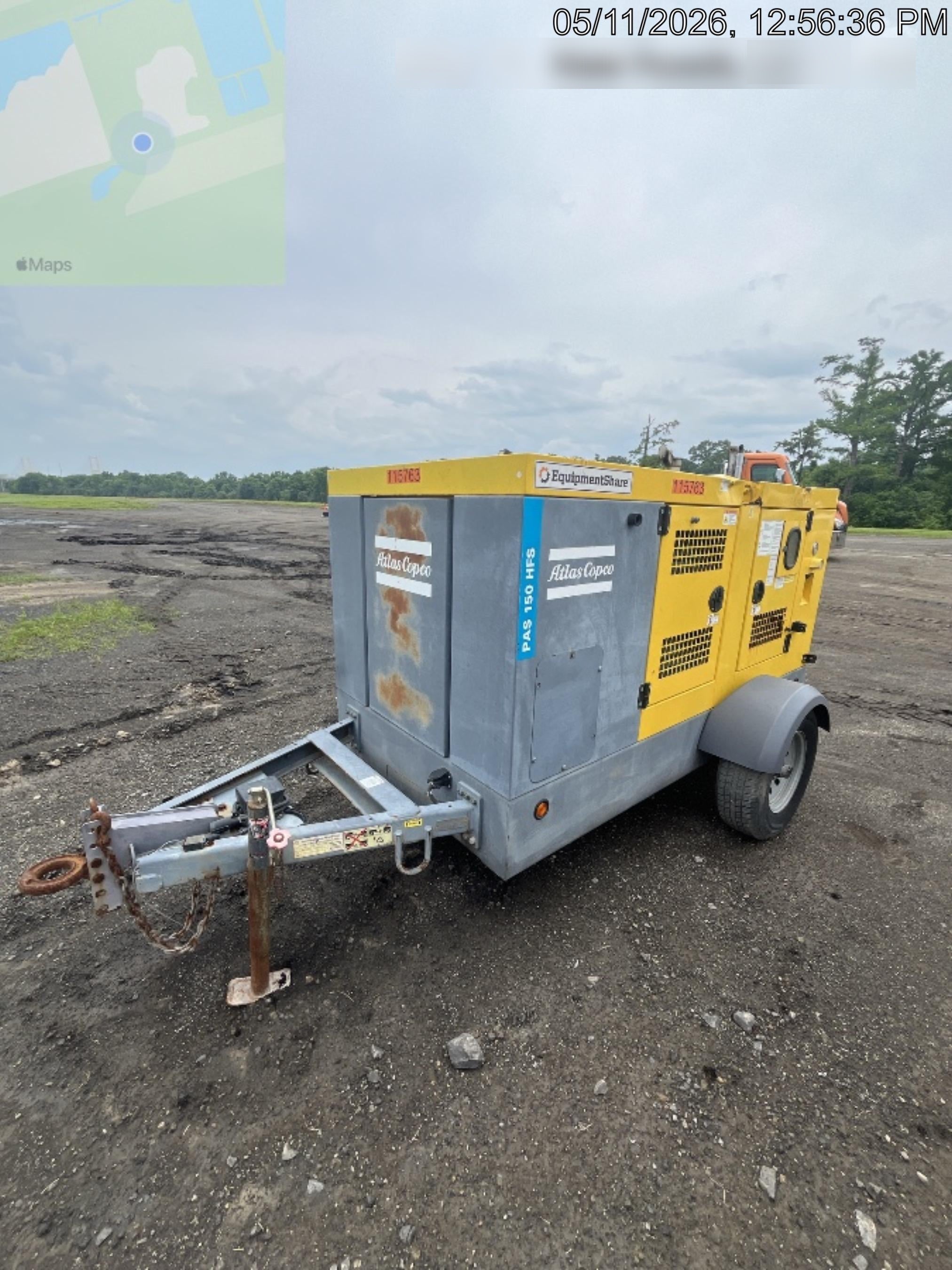 2020 ATLAS COPCO PAS 150 HF CS Enclosed