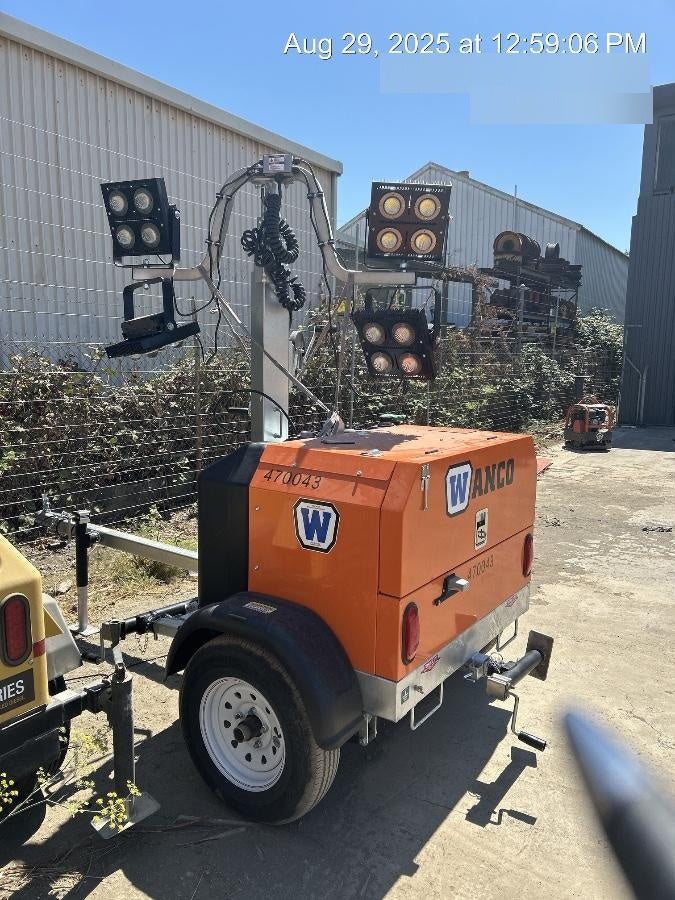 2024 Wanco WLTT-4MM4K Diesel, Deep Sea Controller, Shore Power Plug, Auto Start, (4) 350W LED Floodlights, 4kW Generator, 60 Gal Fuel Tank, 2" Ball, T3