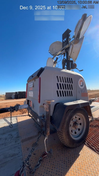 2018 Wacker Neuson LTV6L-MH Wacker Neuson LTV6L Mobile Light Tower w/Fuel Level Sensor Installed