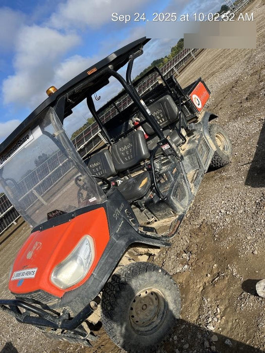 2021 Kubota RTV-X1140W-H Plastic Canopy, Windshield Acrylic Clear, LED Strobe Light, Wire Harness Kit, Back up Alarm