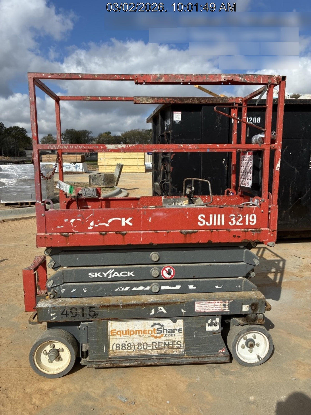2017 Skyjack SJIII-3219 Skyjack SJ3219III