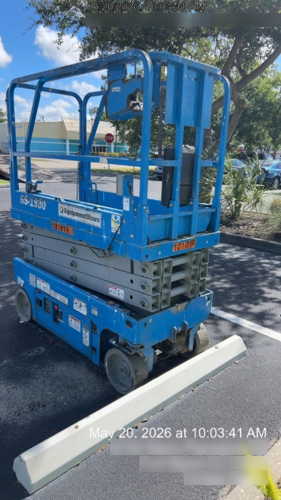 2020 Genie GS-1930 Standard Machine