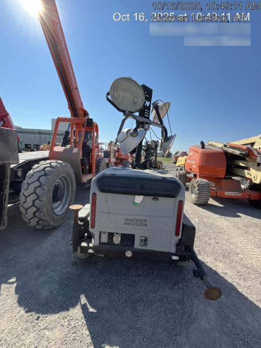 2019 Wacker Neuson LTV6L-MH Wacker Neuson LTV6L Mobile Light Tower w/Fuel Level Sensor Installed