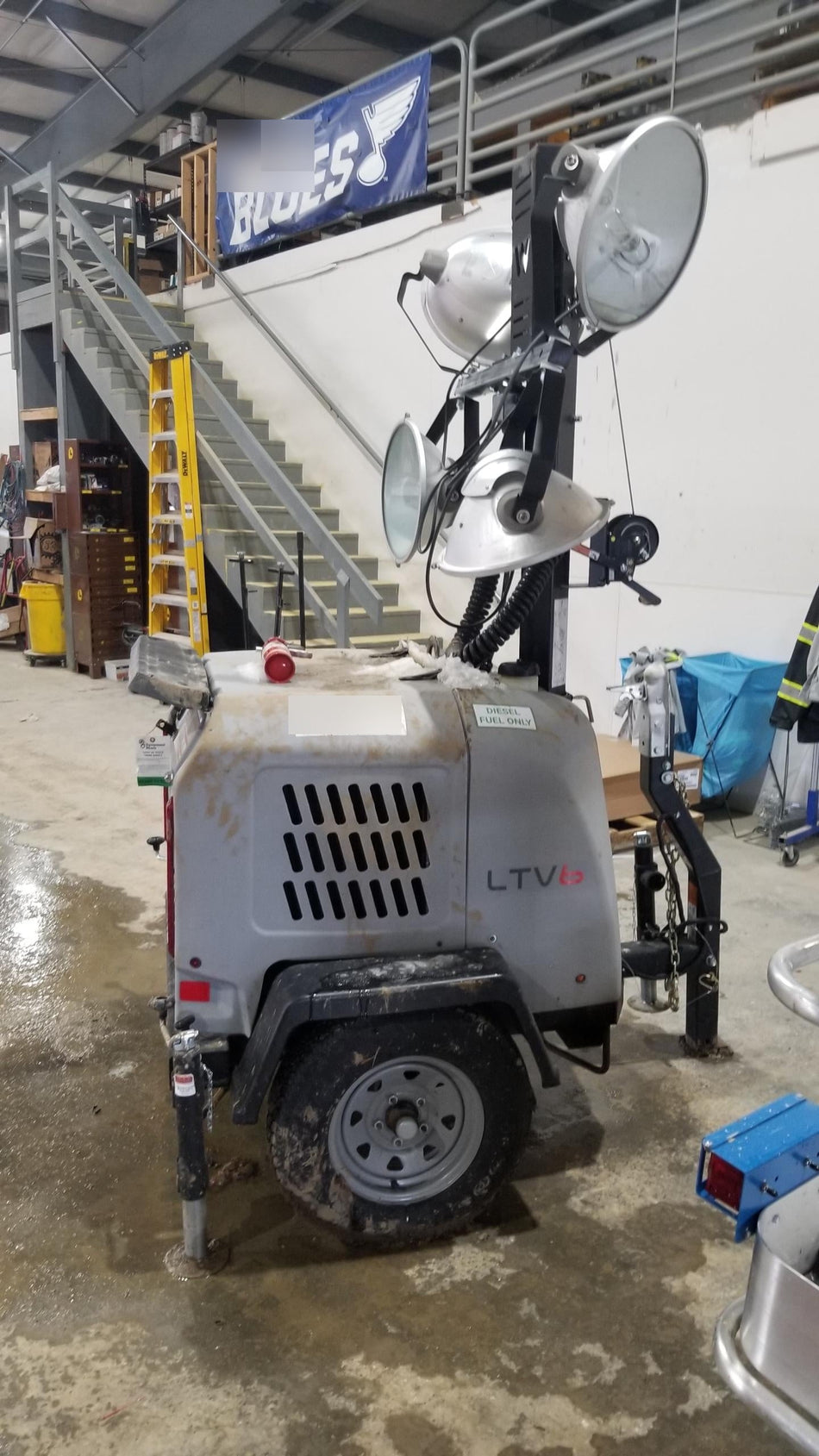 2019 Wacker Neuson LTV6L-MH Wacker Neuson LTV6L Mobile Light Tower w/Fuel Level Sensor Installed