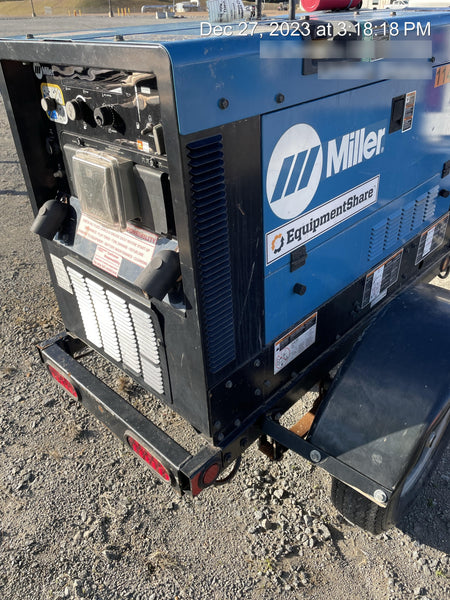 2020 Miller Electric BIG BLUE 400 Trailer Mounted Welder