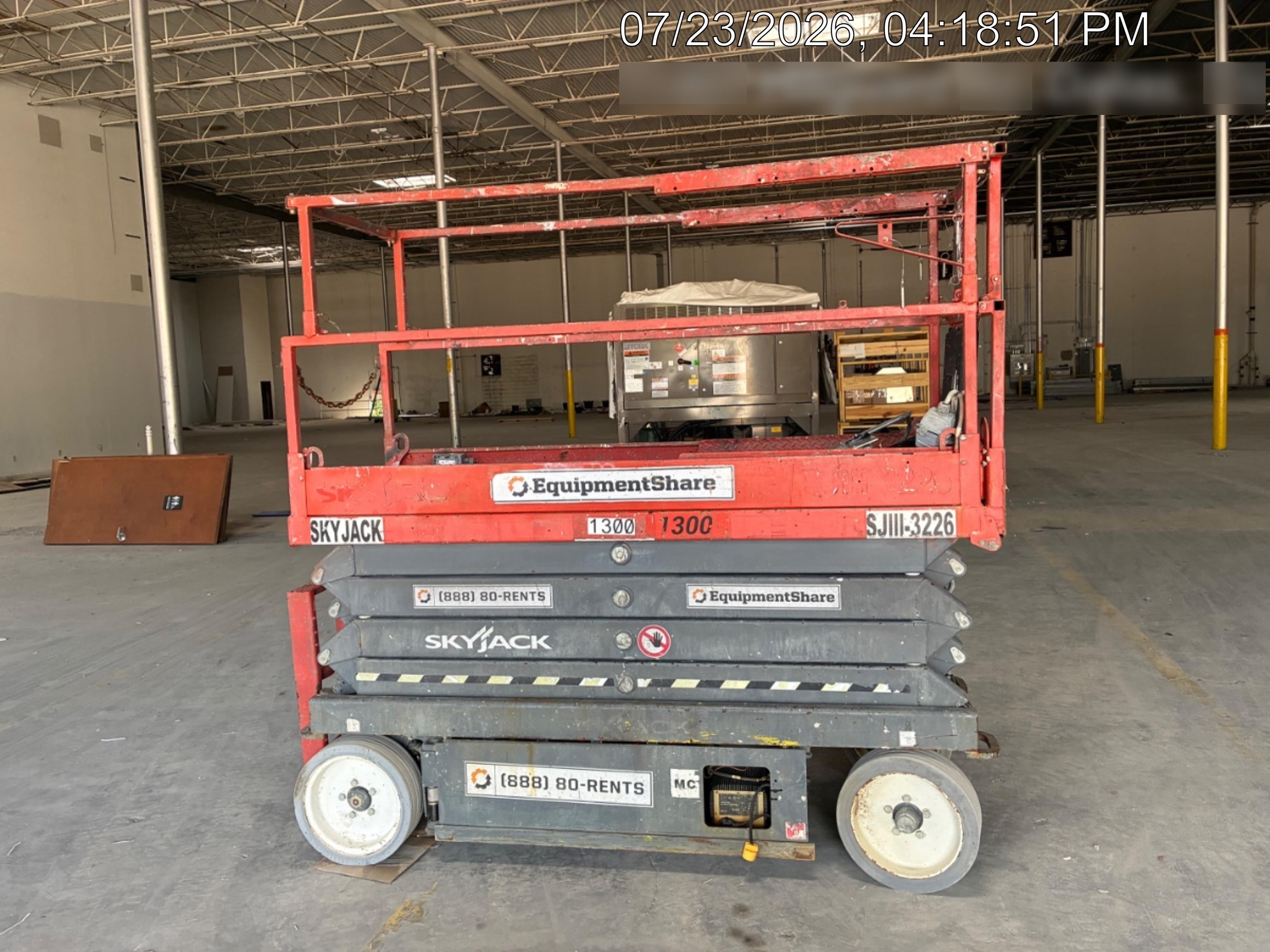 2016 Skyjack SJIII-3226 26' Scissor Lift