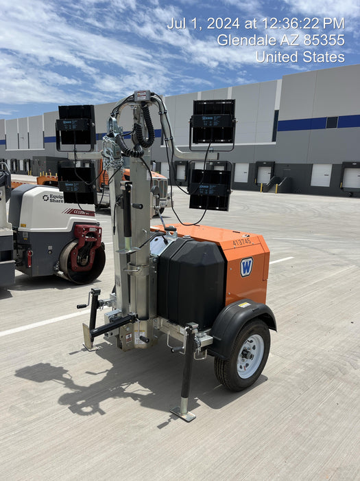 2024 Wanco WLTT-4MM4K Diesel, Deep Sea Controller, Shore Power Plug, Auto Start, (4) 350W LED Floodlights, 4kW Generator, 60 Gal Fuel Tank, 2" Ball, T3