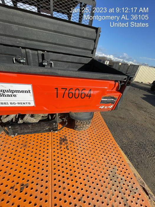 2021 Kubota RTV-X1140W-H Plastic Canopy, Windshield Acrylic Clear, LED Strobe Light, Wire Harness Kit, Back up Alarm