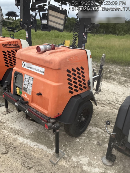 2023 Generac MLT2 Diesel, Flex Switch 120V Input, Powerzone Controller, 
(4) 320W LED Lights, 4kW Generator, 39.9 Gal Fuel Tank, 2" Ball, T3