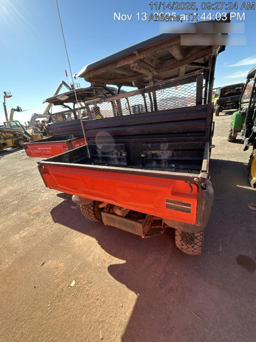 2022 Kubota RTV-X1140W-H Plastic Canopy, Windshield Acrylic Clear, LED Strobe Light, Wire Harness Kit, Back up Alarm