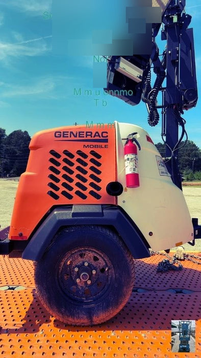 2024 Generac MLT6SKDS-STD4 ELEC WINCH Diesel, Electric Winch Mast, Powerzone Controller, (4) 320W LED Lights, 4kW Generator, 39.9 Gal Fuel Tank, 2" Ball, T3