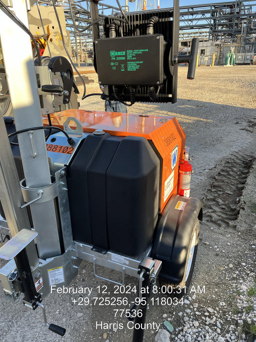 2024 Wanco WLTT-4MM4K Diesel, Deep Sea Controller, Shore Power Plug, Auto Start, (4) 350W LED Floodlights, 4kW Generator, 60 Gal Fuel Tank, 2" Ball, T3