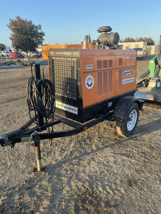 2021 Lincoln Electric Vantage 549X Ready Pak 3, ORANGE (includes trailer, cable rack, fender light kit)