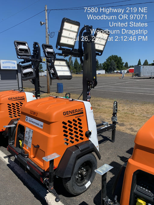 2023 Generac MLT2 Diesel, Flex Switch 120V Input, Powerzone Controller, (4) 320W LED Lights, 4kW Generator, 39.9 Gal Fuel Tank, 2" Ball, T3