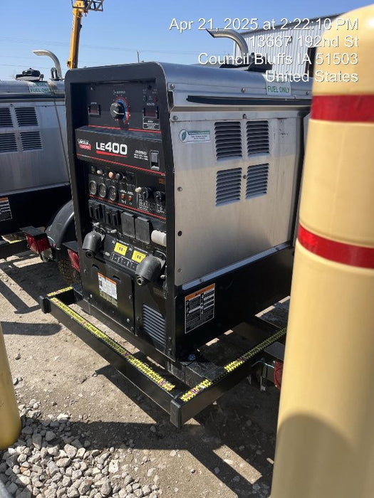 2024 Lincoln Electric LE400 Kubota V1505, Trlr, Cable Rack, Light Kit, ES Decals, T3