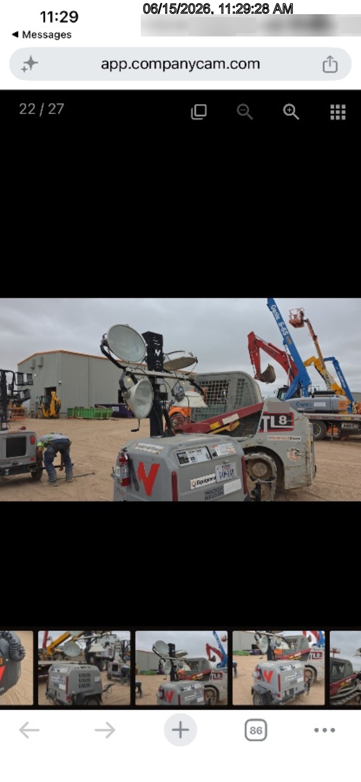 2019 WACKER NEUSON LTV6L-MH