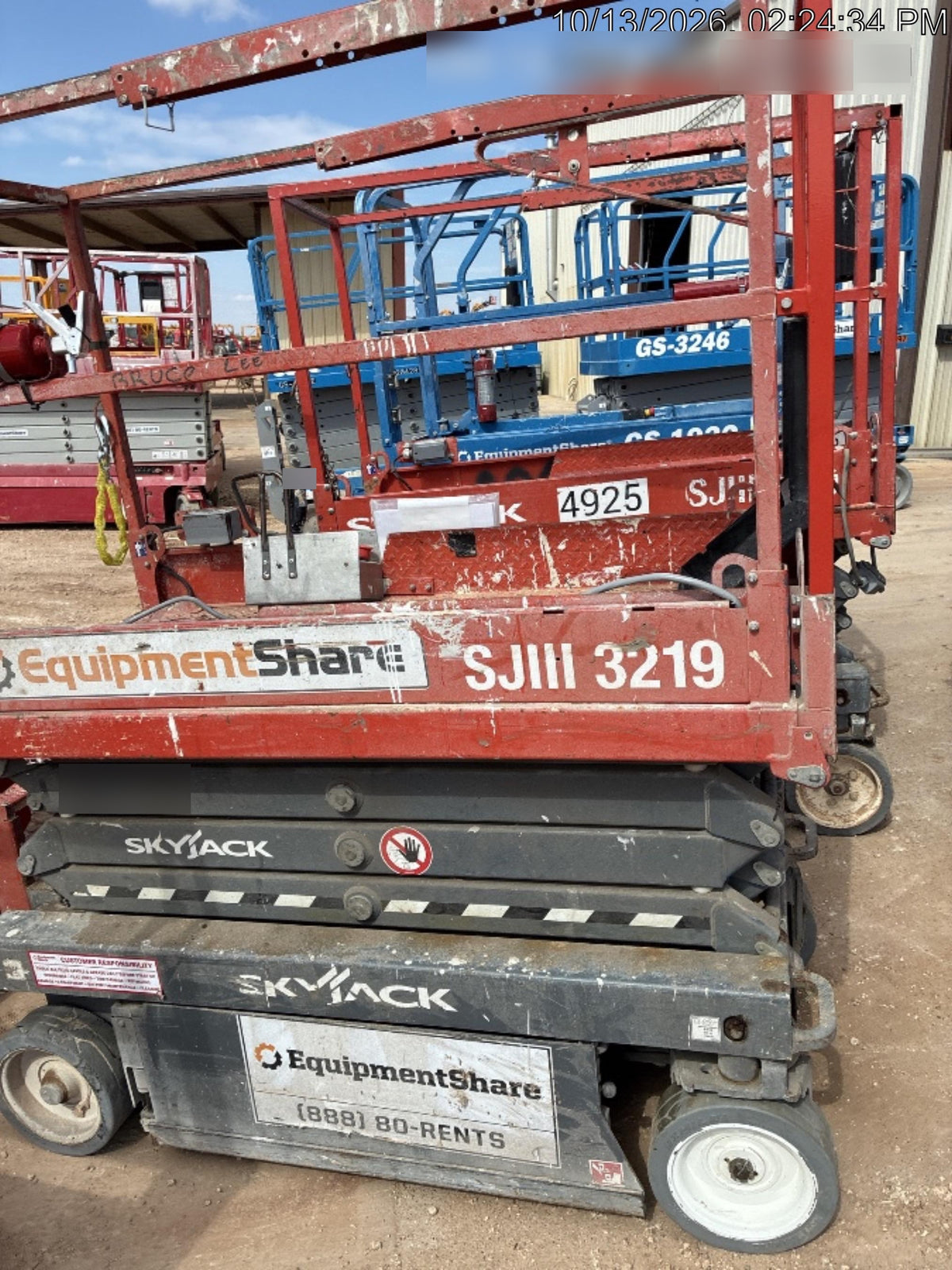 2019 Skyjack SJIII-3219 Skyjack SJIII3219 Standard w/Trojan Batteries