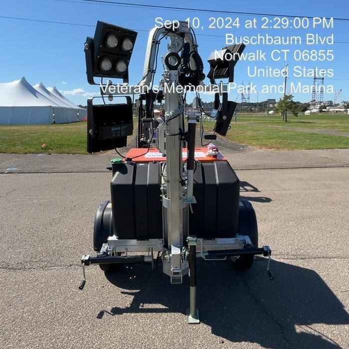 2024 Wanco WLTT-4MM4K Diesel, Deep Sea Controller, Shore Power Plug, Auto Start, (4) 350W LED Floodlights, 4kW Generator, 60 Gal Fuel Tank, 2" Ball, T3