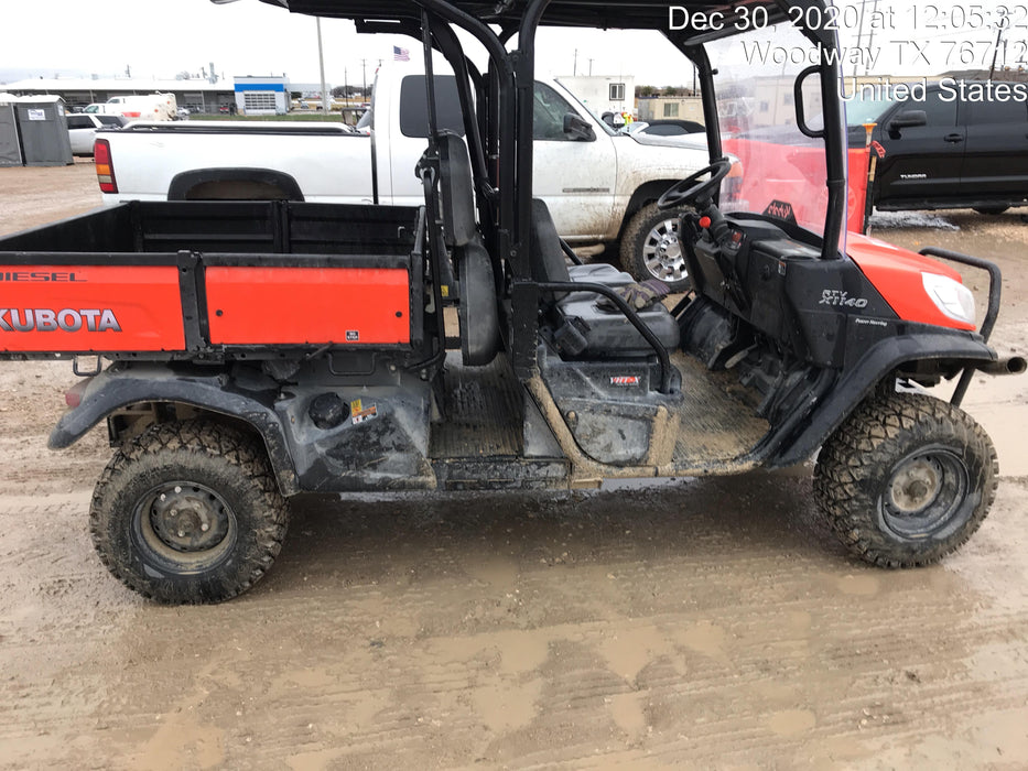 2020 Kubota RTV-X1140 4 Seat UTV, 4WD, Canopy, Standard Rental Spec