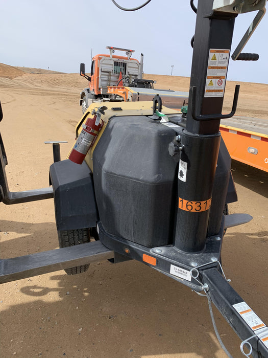 2021 Allmand NLV3GR (4) LED Light Fixture 350W, 23' Vertical Mast, 3kW Prime, Towable, Deep Sea L401, Leveling Jacks, Yanmar T4F 5.8hp